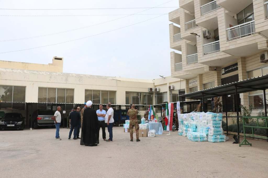 Consegna degli aiuti umanitari in Libano tramite Unifil